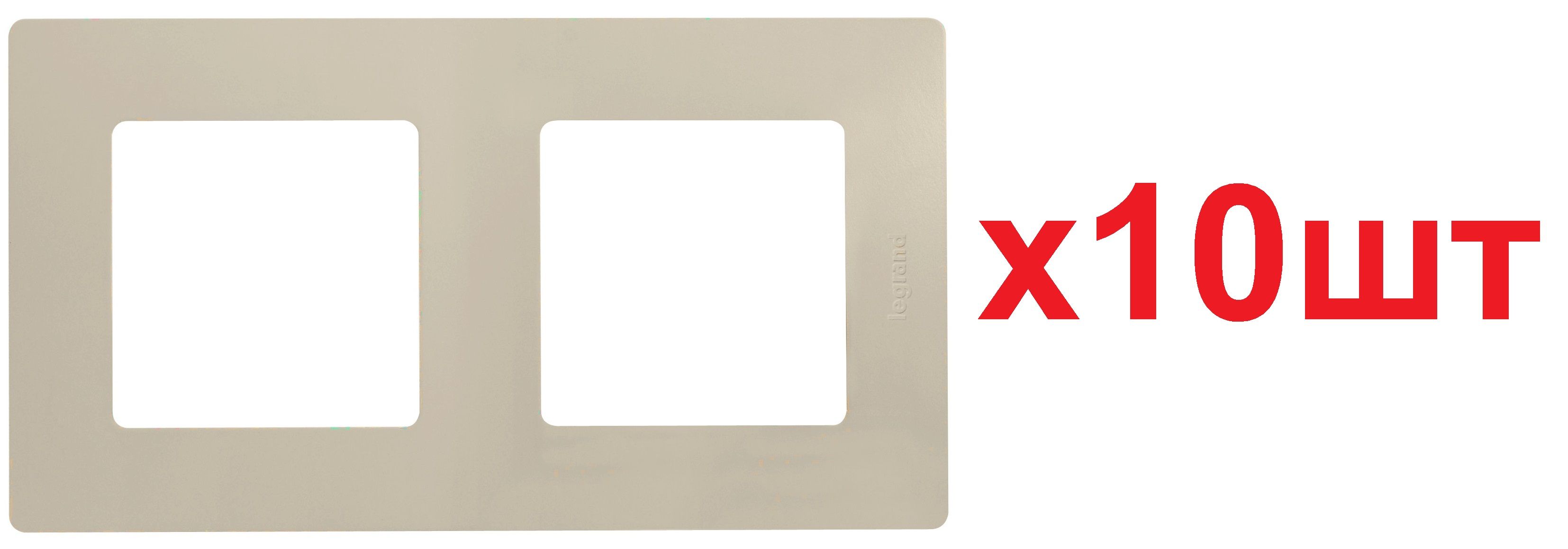 

Legrand Etika Слоновая кость Рамка 2-ая 672512 (10шт), Рамка 2-ая_Горизонтальная