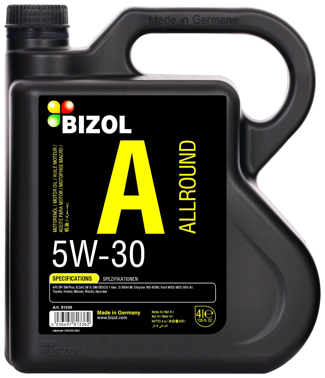 

Моторное масло BIZOL Allround 5w30 1л