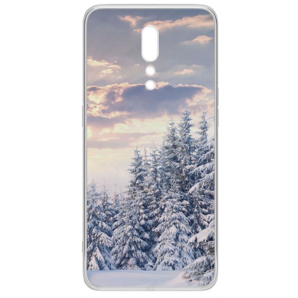 

Чехол-накладка Krutoff Clear Case Снежный пейзаж для Oppo Reno Z