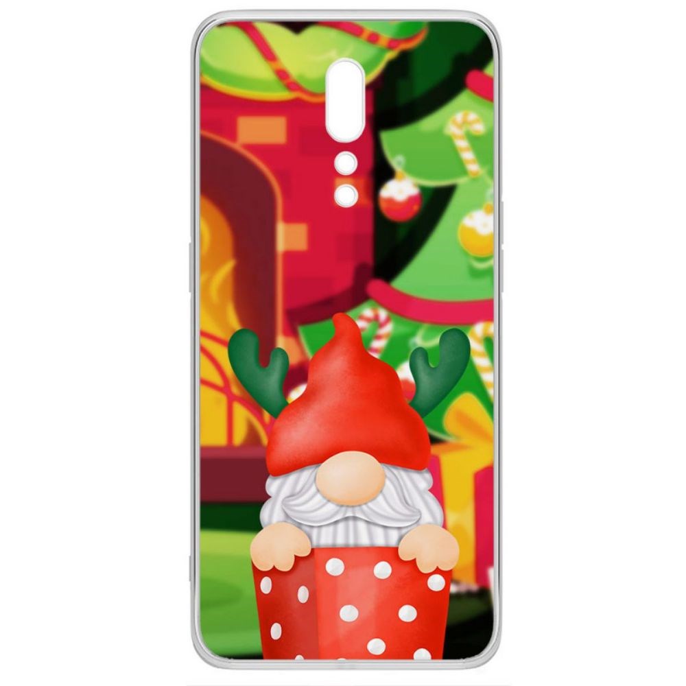 

Чехол-накладка Krutoff Clear Case Гном для Oppo Reno Z