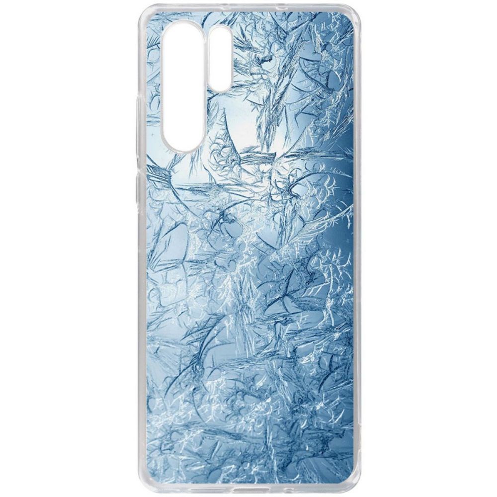 

Чехол-накладка Krutoff Clear Case Лед для Huawei P30 Pro