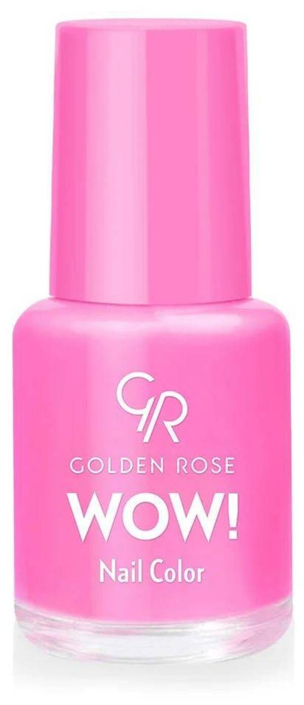 

Лак для ногтей Golden Rose Wow 22 ярко-розовый 6 мл