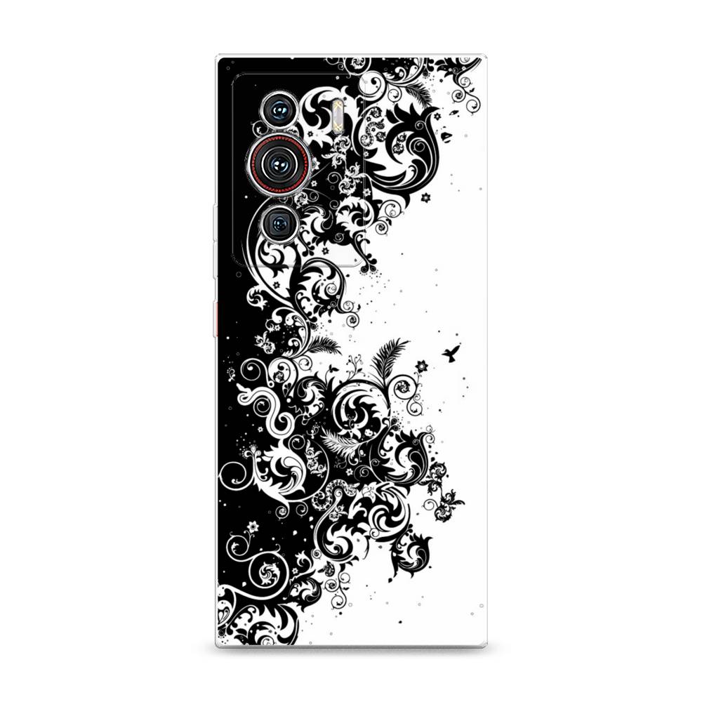 

Чехол на ZTE Nubia Z40 Pro "Черно белый узор", Белый;черный;серый, 135850-3