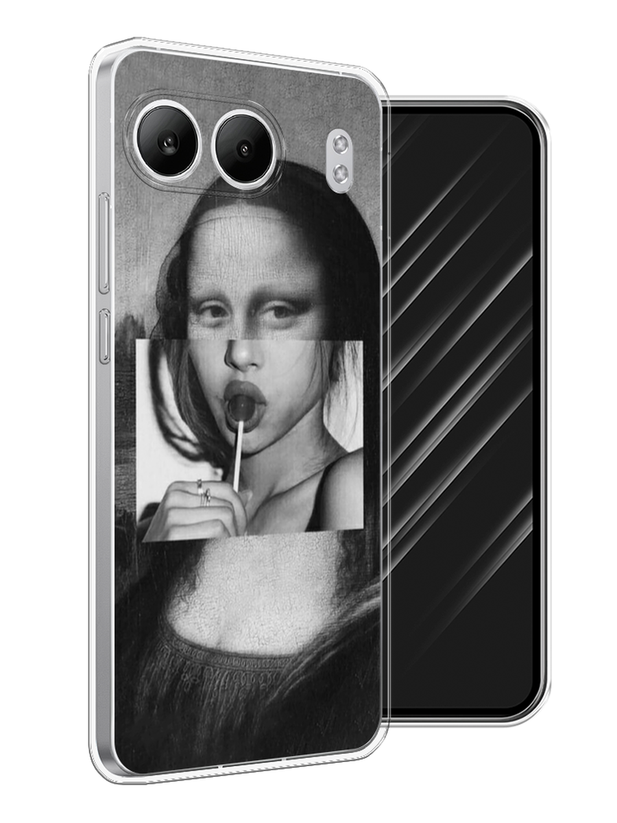 

Чехол Awog на OnePlus Nord 4 5G "Mona Lisa sucking lollipop", Серый, 155250-1