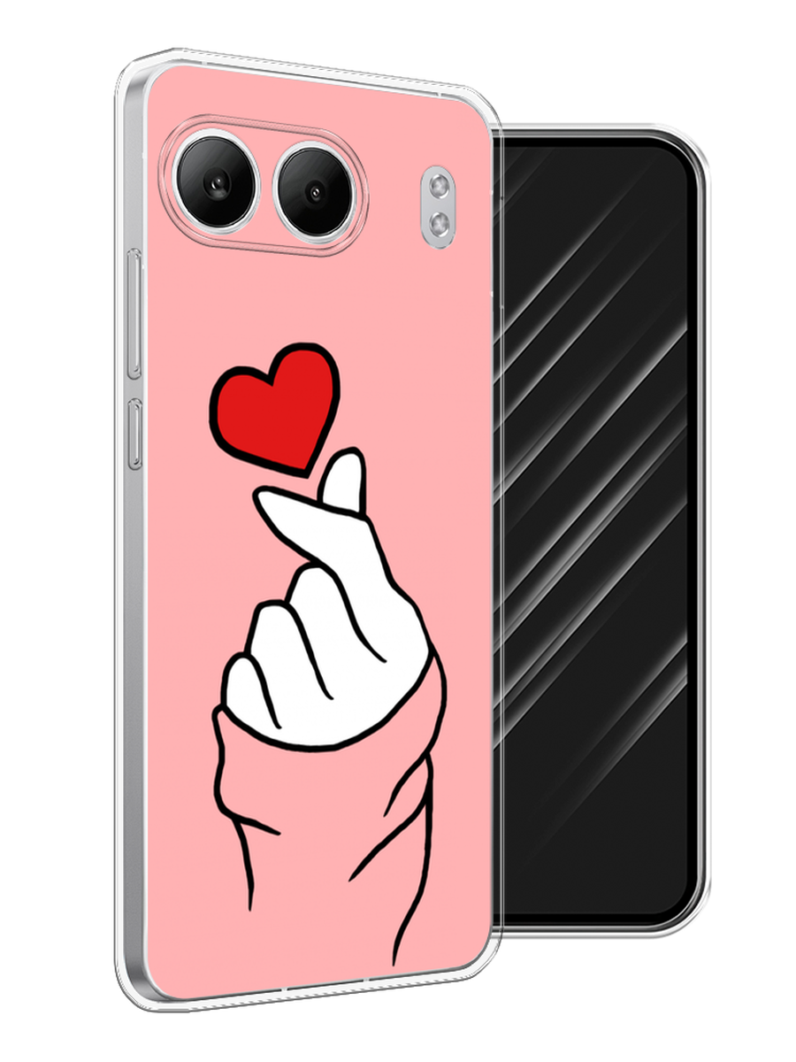 

Чехол Awog на OnePlus Nord 4 5G "Милое сердечко", Белый;красный;черный, 155250-1