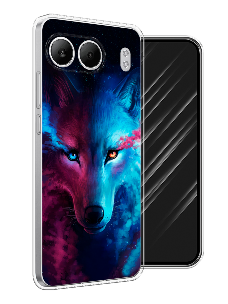 

Чехол Awog на OnePlus Nord 4 5G "Волшебный волк", Голубой;розовый, 155250-1