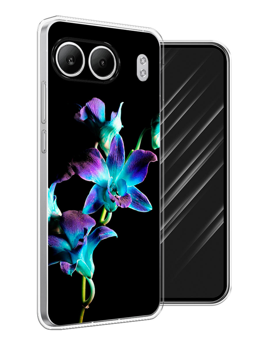 

Чехол Awog на OnePlus Nord 4 5G "Синий цветок на черном", Черный;голубой;синий, 155250-1