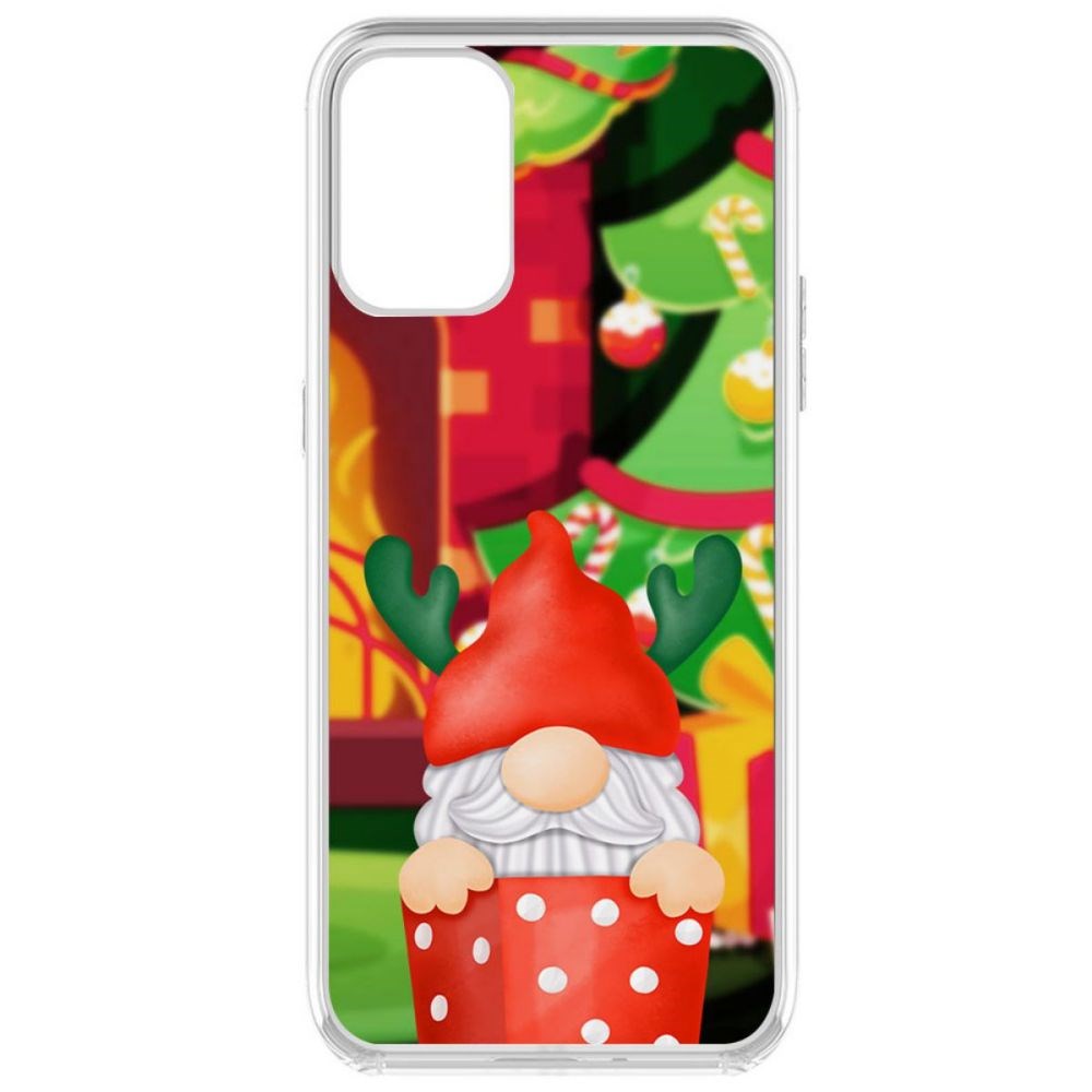 

Чехол-накладка Krutoff Clear Case Гном для OnePlus 9R