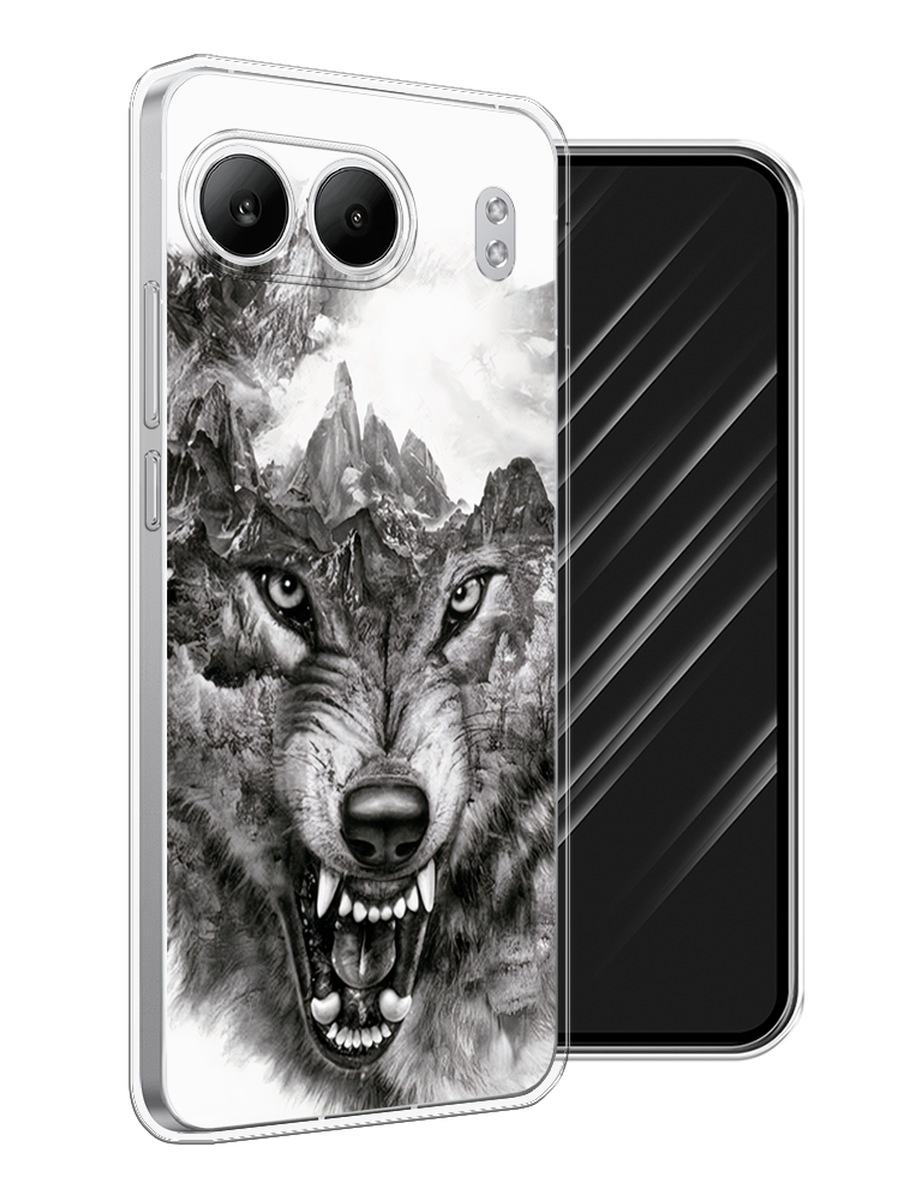 

Чехол Awog на OnePlus Nord 4 5G "Волк в горах", Серый;белый;бежевый, 155250-1