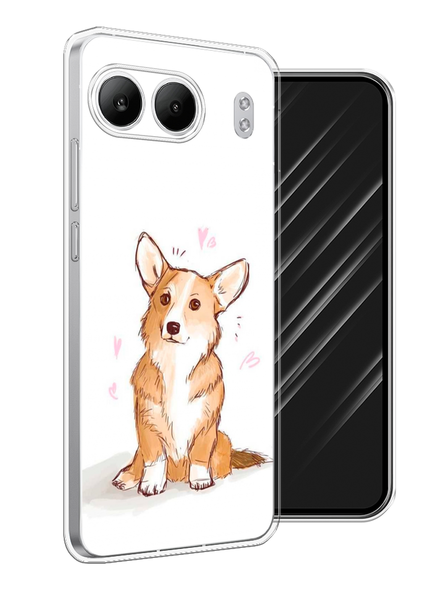 

Чехол Awog на OnePlus Nord 4 5G "Корги любовь", Бежевый;белый, 155250-1