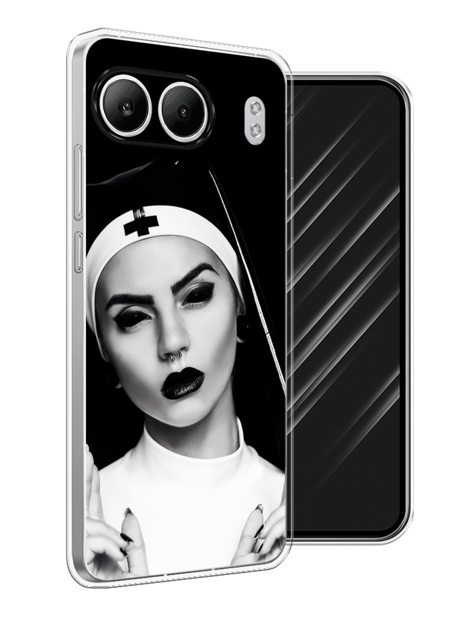 

Чехол Awog на OnePlus Nord 4 5G "Черная монашка", Серый;черный, 155250-1