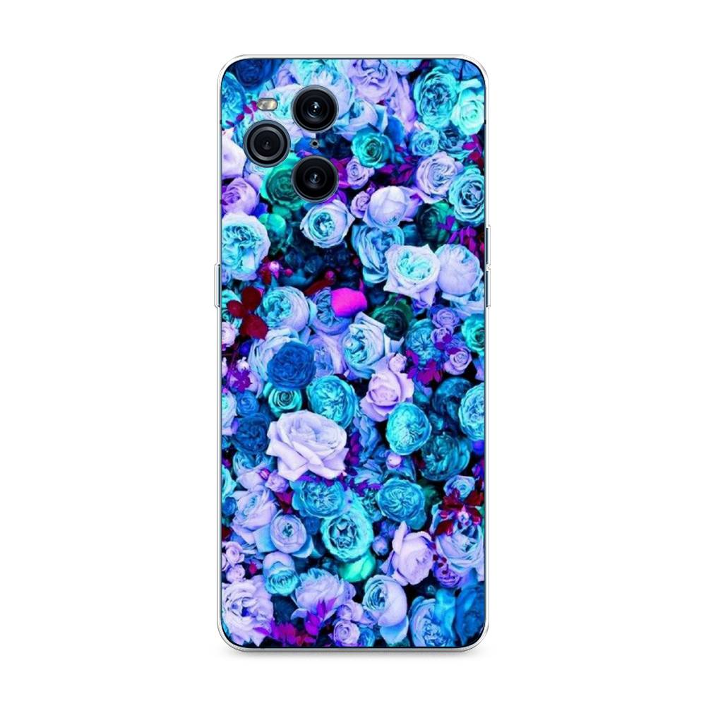 

Чехол для Oppo Find X3 Pro "Цветочный ковер", Фиолетовый, 255750-2