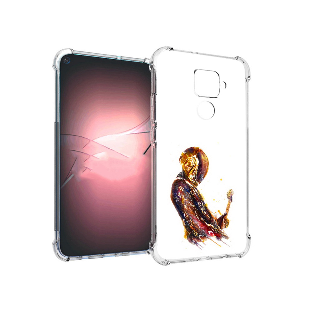 

Чехол MyPads Tocco для Huawei Nova 5i Pro космо-музыкант, Прозрачный, Tocco