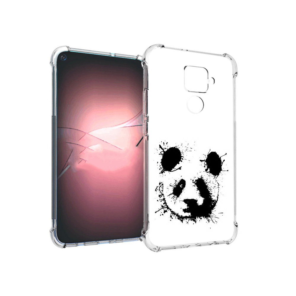 

Чехол MyPads Tocco для Huawei Nova 5i Pro клякса-панда, Прозрачный, Tocco