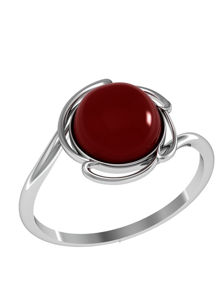 

Кольцо из серебра с кораллом р. ПРИВОЛЖСКИЙ ЮВЕЛИР 251268-KR26, 251268-KR26