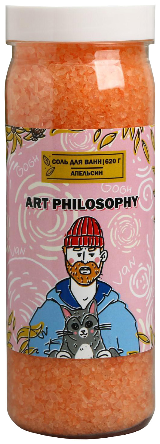

Соль для ванны Art phylosophy 620 г, аромат апельсина 5269705, Оранжевый