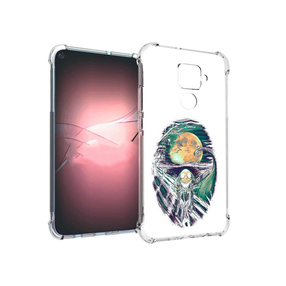 

Чехол MyPads Tocco для Huawei Nova 5i Pro зубастое существо абстракция, Прозрачный, Tocco
