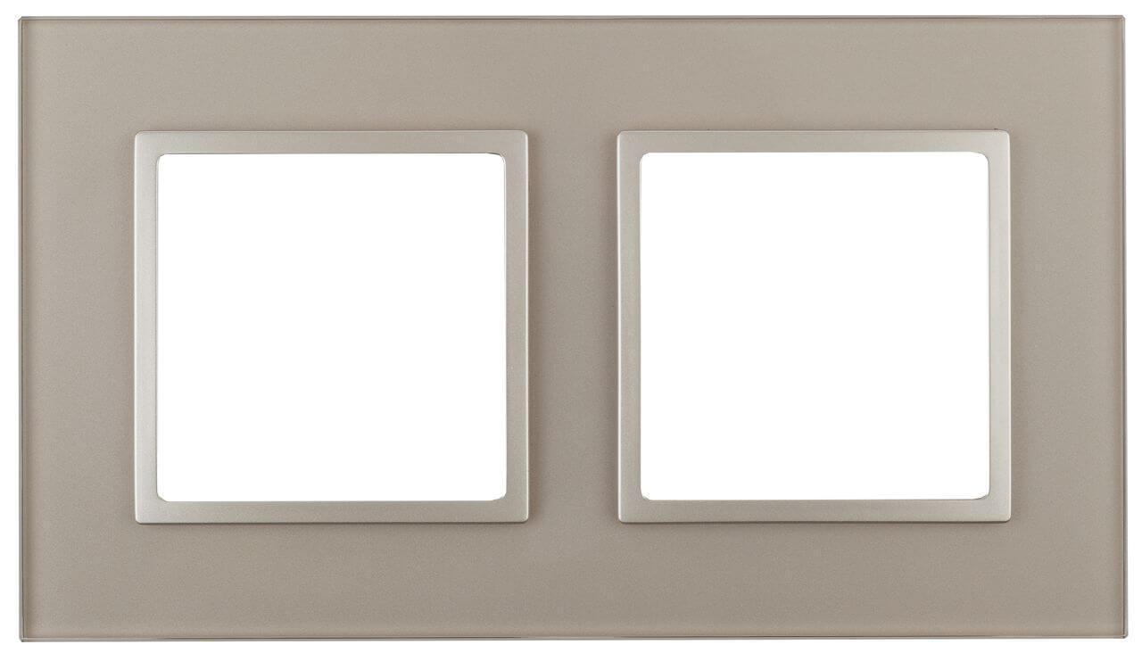 

Рамка 2-постовая ERA Elegance 14-5102-04 Б0034491, Бежевый