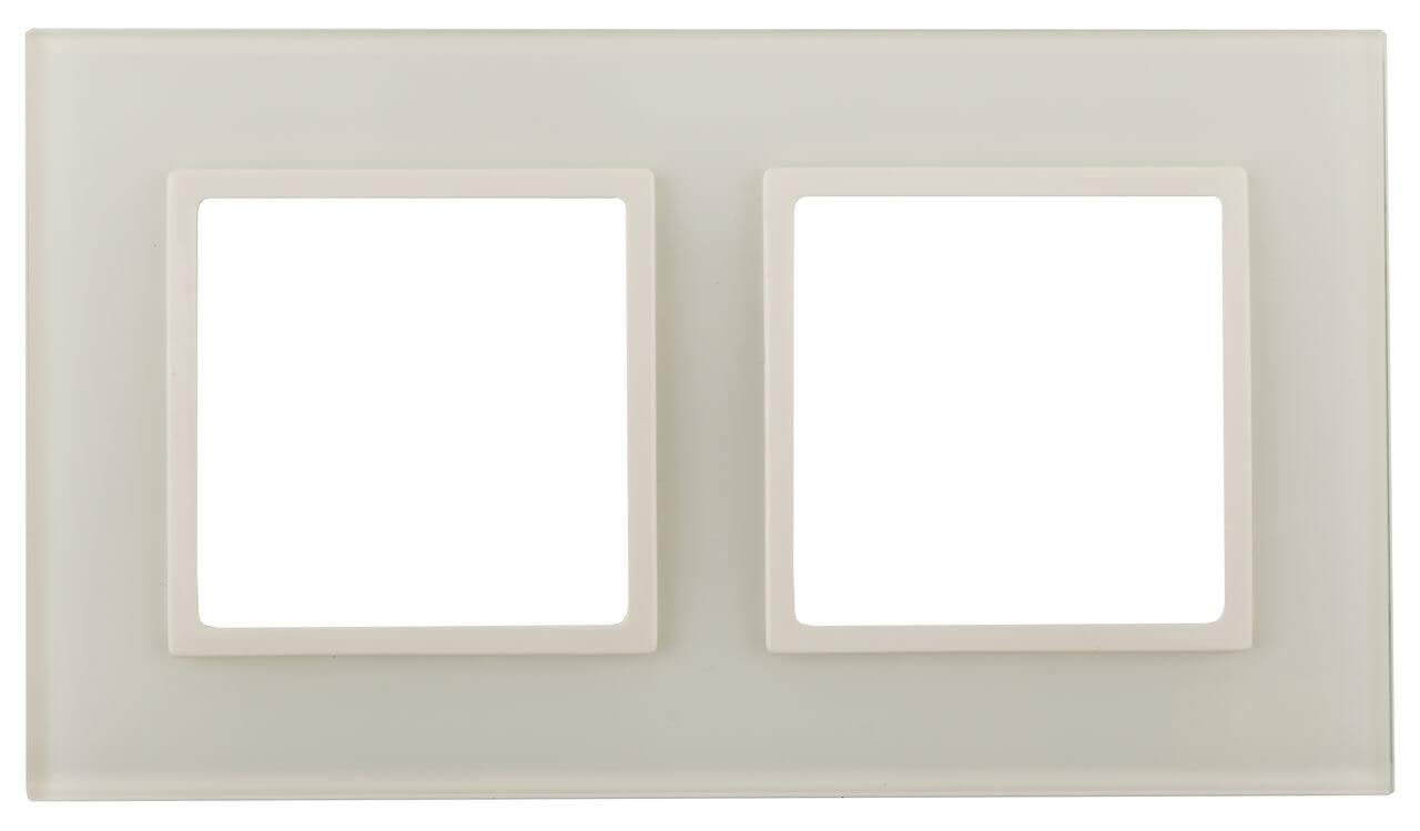 

Рамка 2-постовая ERA Elegance 14-5102-02 Б0034489, Бежевый