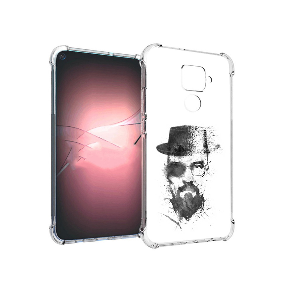 

Чехол MyPads Tocco для Huawei Nova 5i Pro загадочный человек, Прозрачный, Tocco