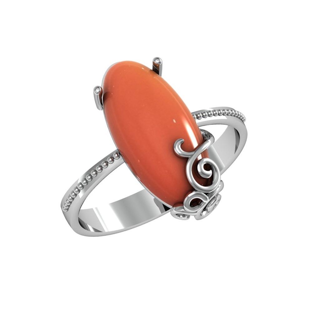 

Кольцо из серебра р. 18,5 ПРИВОЛЖСКИЙ ЮВЕЛИР 261299-SR, сердолик, 261299-SR