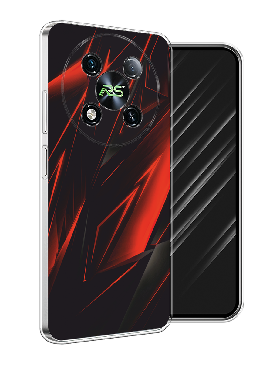 

Чехол Awog на Itel RS4 "Игровой фон", Бордовый;красный;черный, 3202150-1