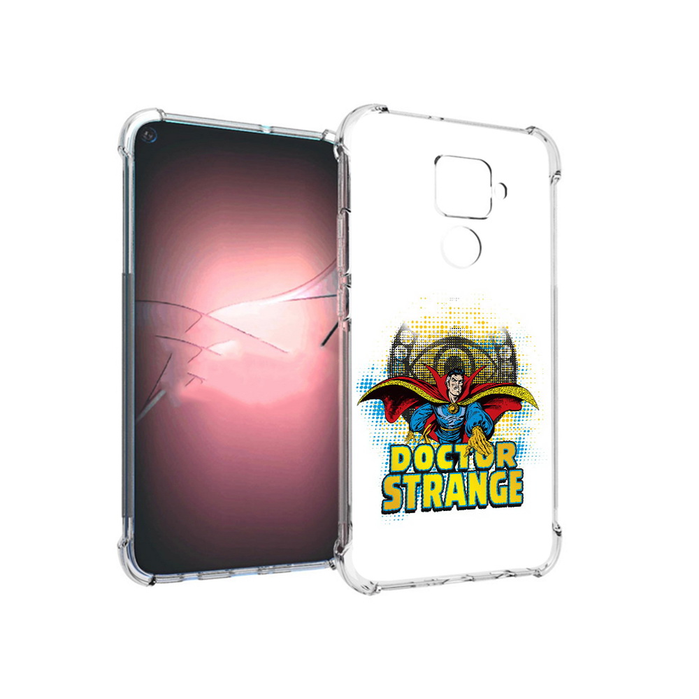 

Чехол MyPads Tocco для Huawei Nova 5i Pro доктор стренж рисунок, Прозрачный, Tocco