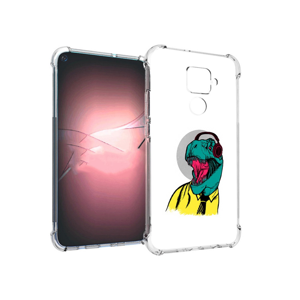 

Чехол MyPads Tocco для Huawei Nova 5i Pro дино, Прозрачный, Tocco
