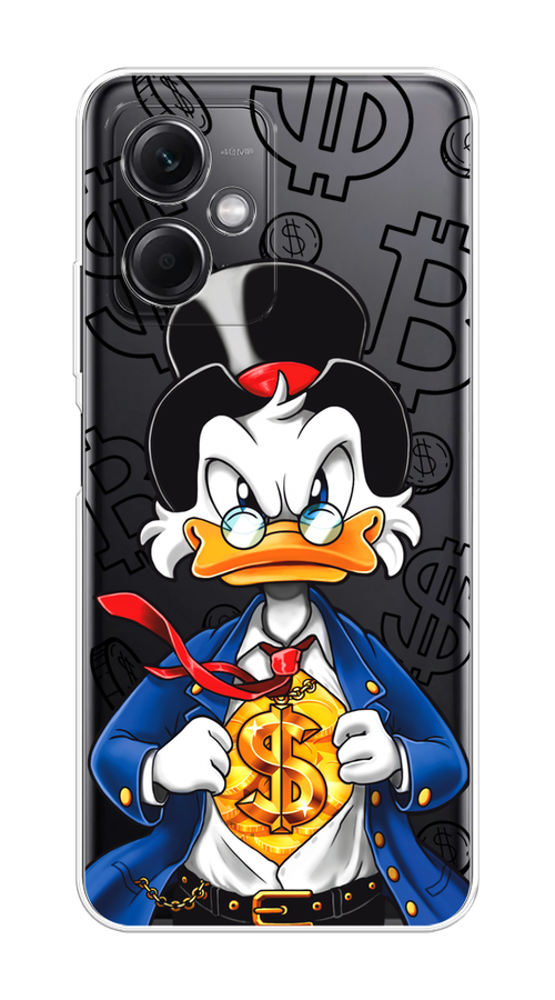 

Чехол на Xiaomi Redmi Note 12 5G "Scrooge Goldman", Черный;белый;синий, 316950-1