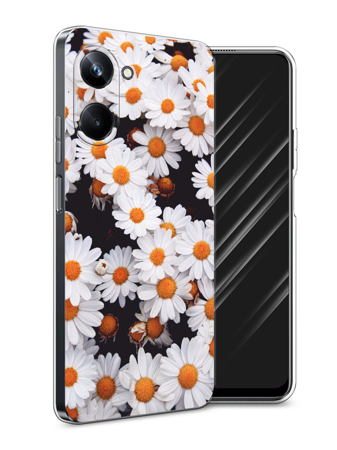 

Чехол Awog на Realme 10 Pro "Ромашковое поле", Белый, 2512550-4
