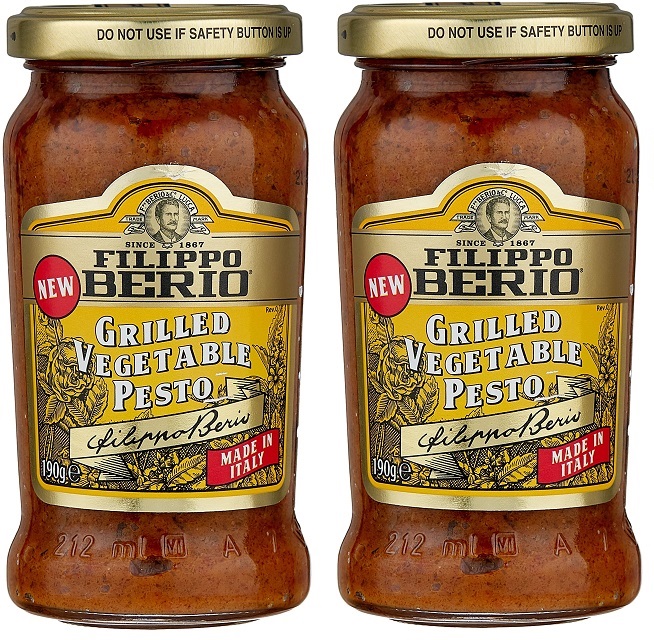 Соус Filippo Berio Песто с овощами гриль, 2 шт х 190 г