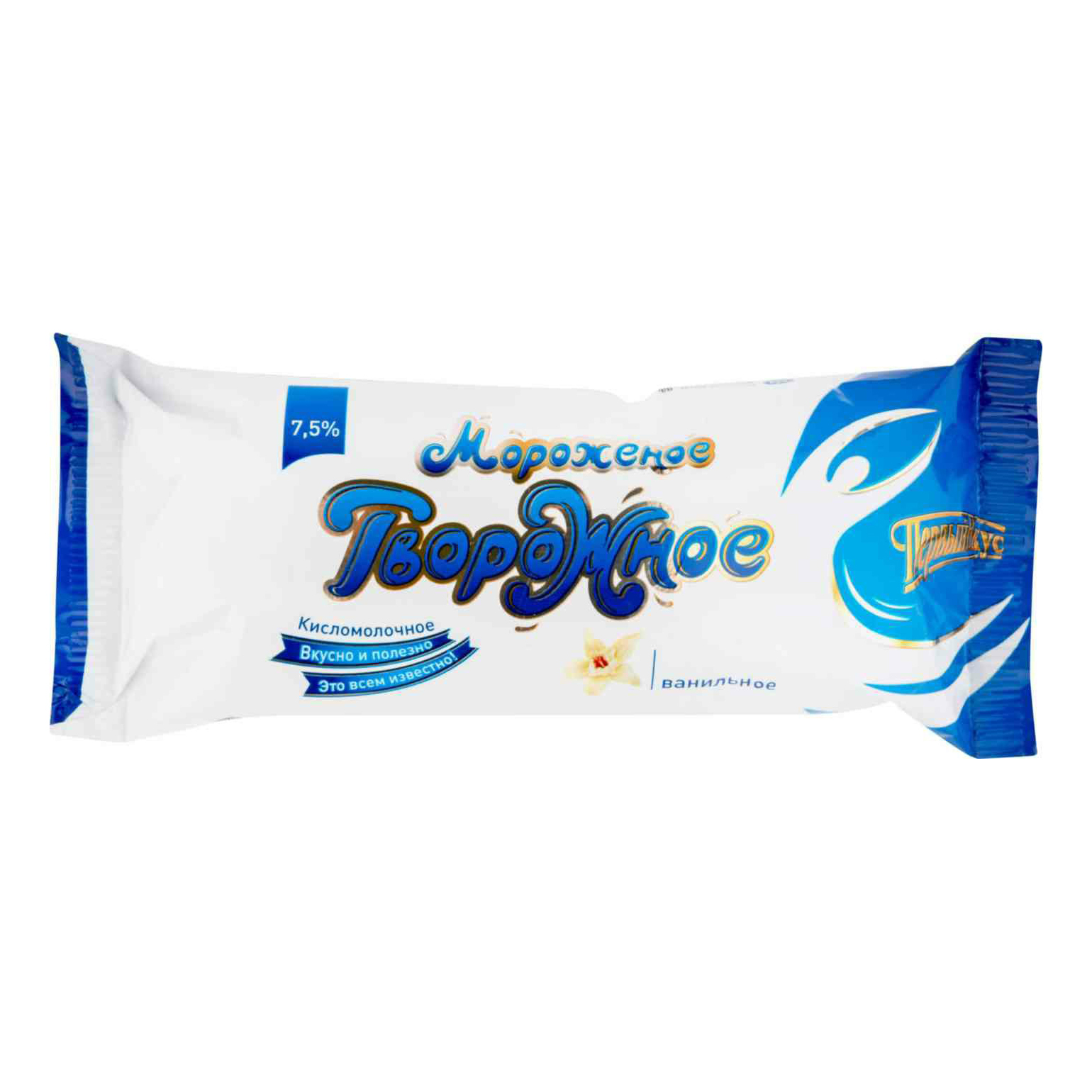 

Мороженое Первый вкус кисломолочное творожное ванильное во взбитой глазури 7,5% СЗМЖ 80 г