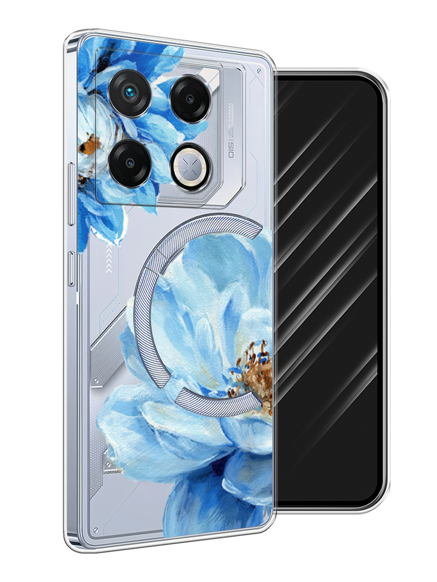 

Чехол Awog на Infinix GT 20 Pro "Голубые клематисы", Голубой, 3106250-1