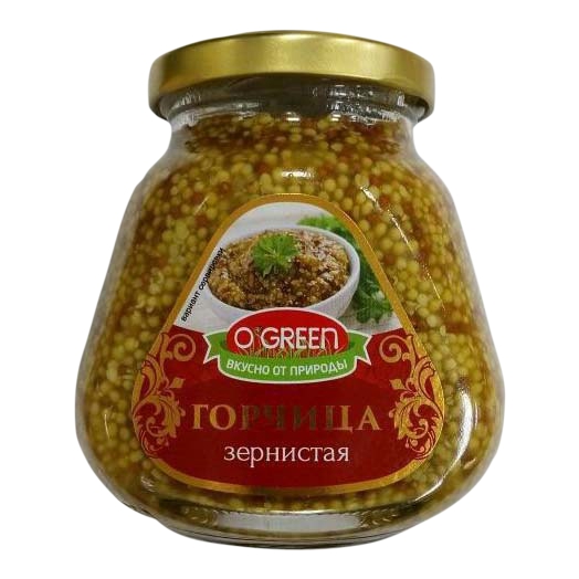 Горчица O'Green Зернистая 270 г