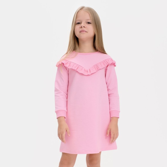 

Платье для девочки KAFTAN Basic line, размер 32 (110-116), цвет розовый, Basic line-1