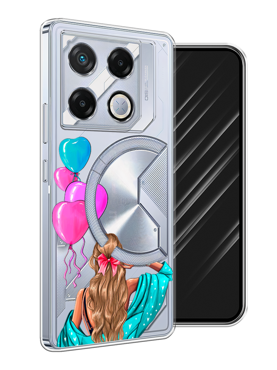 

Чехол Awog на Infinix GT 20 Pro "День Рождения", Голубой;розовый;бежевый, 3106250-1