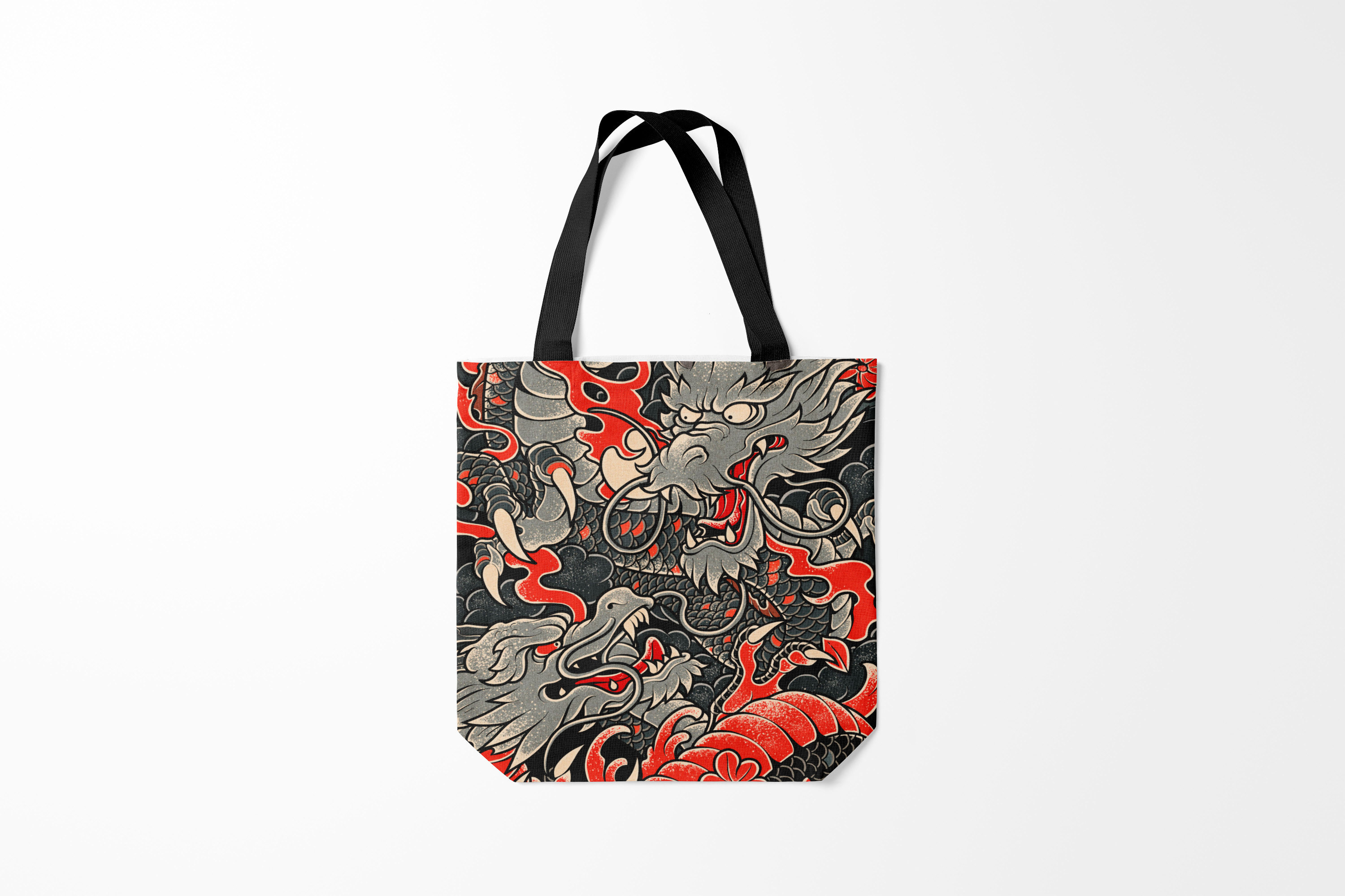 

Сумка шoппер унисекс Burnettie Dsquared tatoo DRAGON, серый, Dsquared tatoo DRAGON