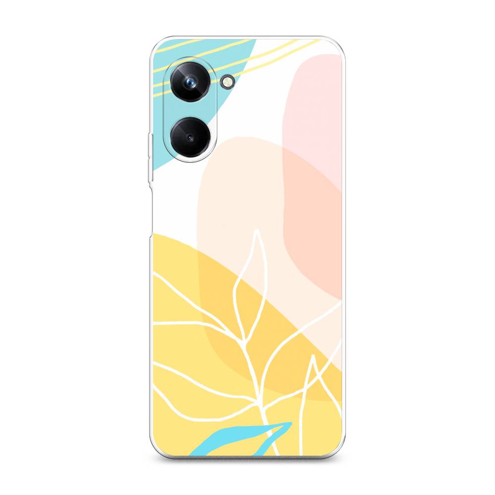

Чехол Awog на Realme 10 Pro "Летнее настроение", Желтый;голубой;розовый, 2512550-10