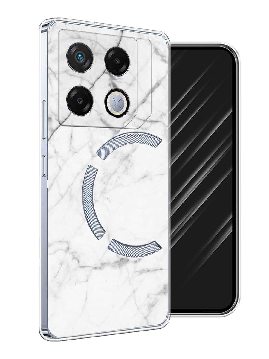 

Чехол Awog на Infinix GT 20 Pro "Светлый мрамор", Серый, 3106250-1