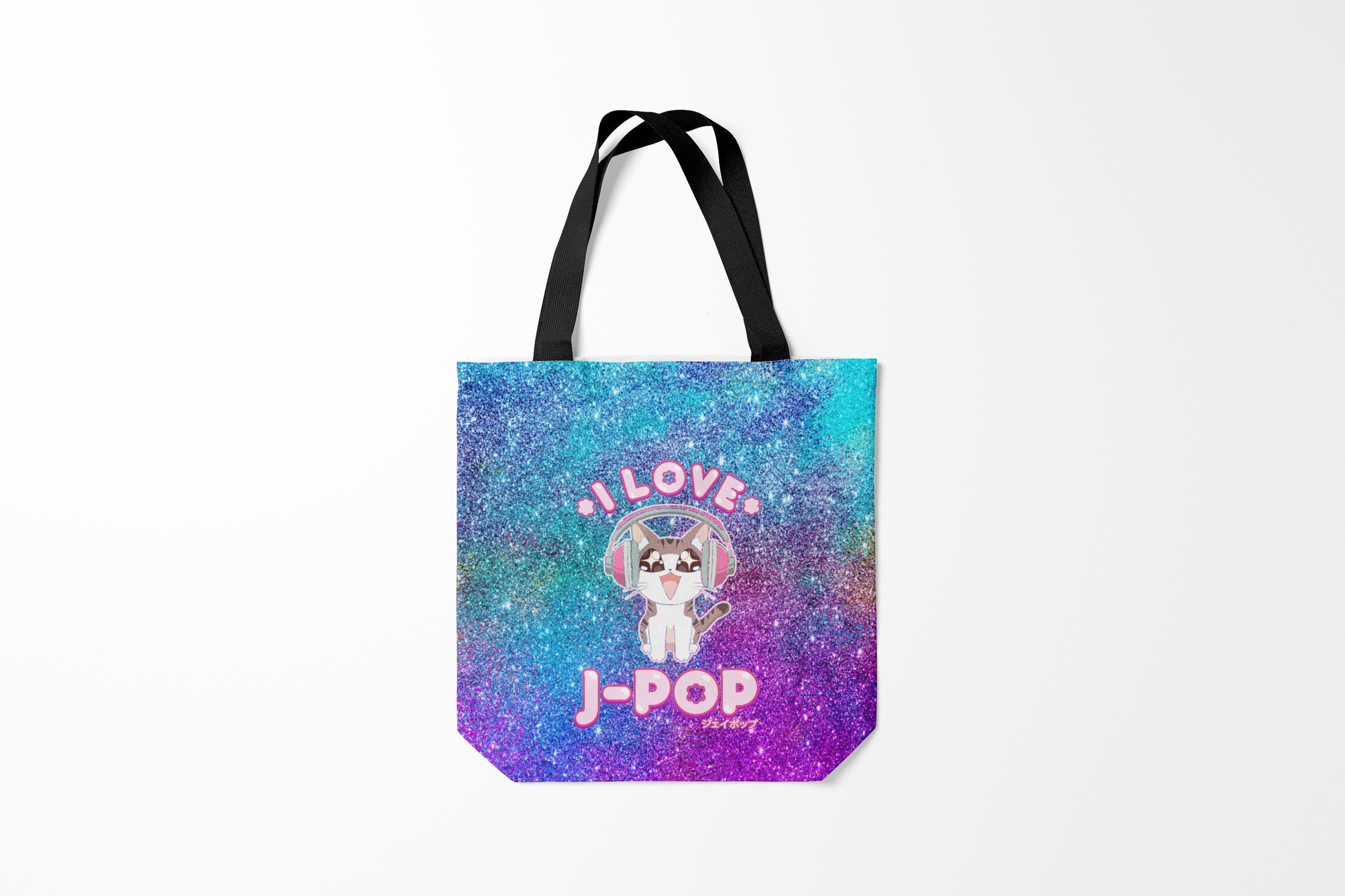 

Сумка шoппер унисекс Burnettie I Love Cat Pop, разноцветный, I Love Cat Pop