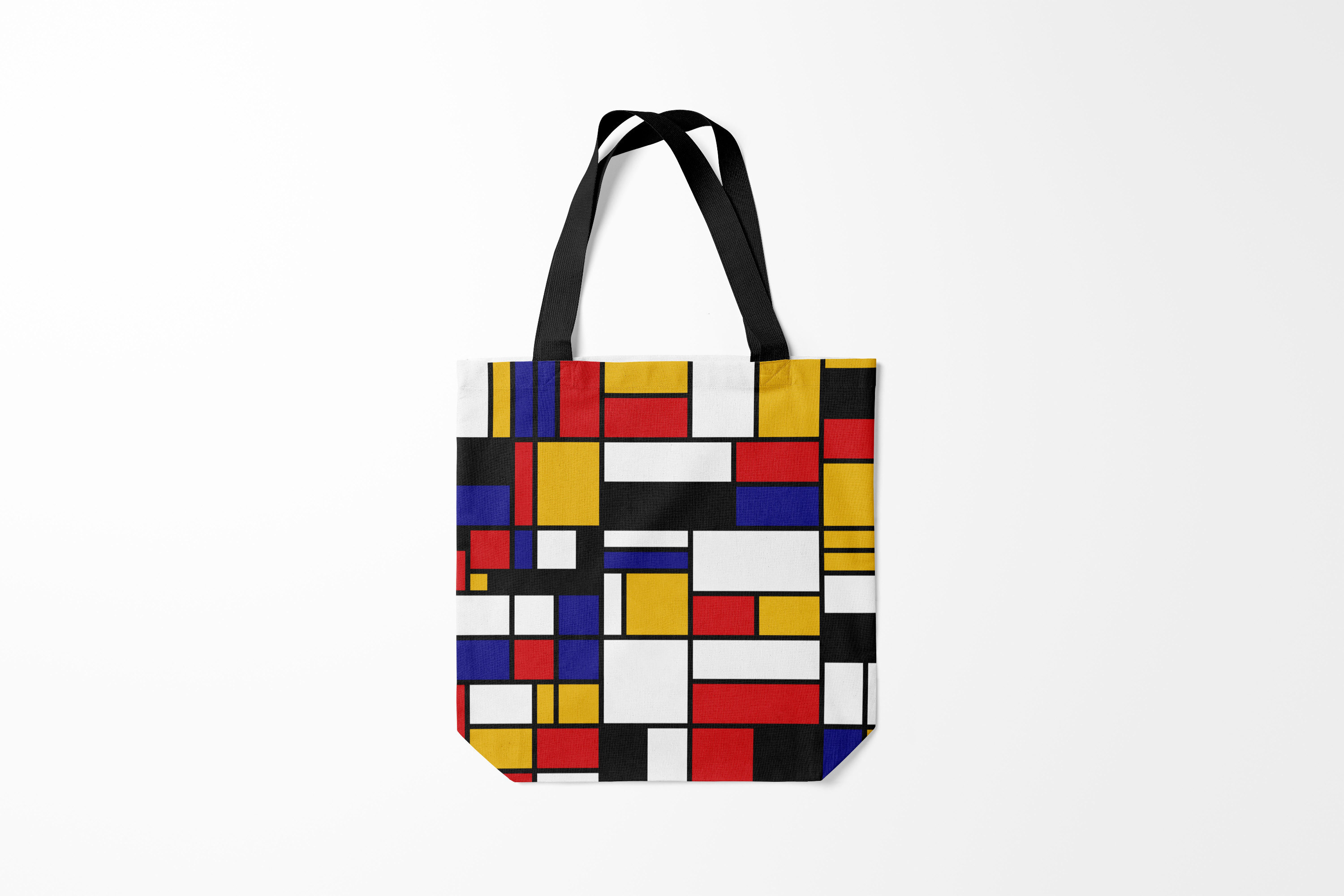 

Сумка шoппер унисекс Burnettie Retro Color blocking, разноцветный, Retro Color blocking