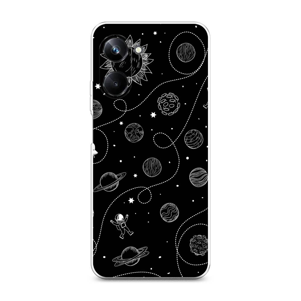 

Чехол Awog на Realme 10 Pro "В невесомости", Бежевый, 2512550-4