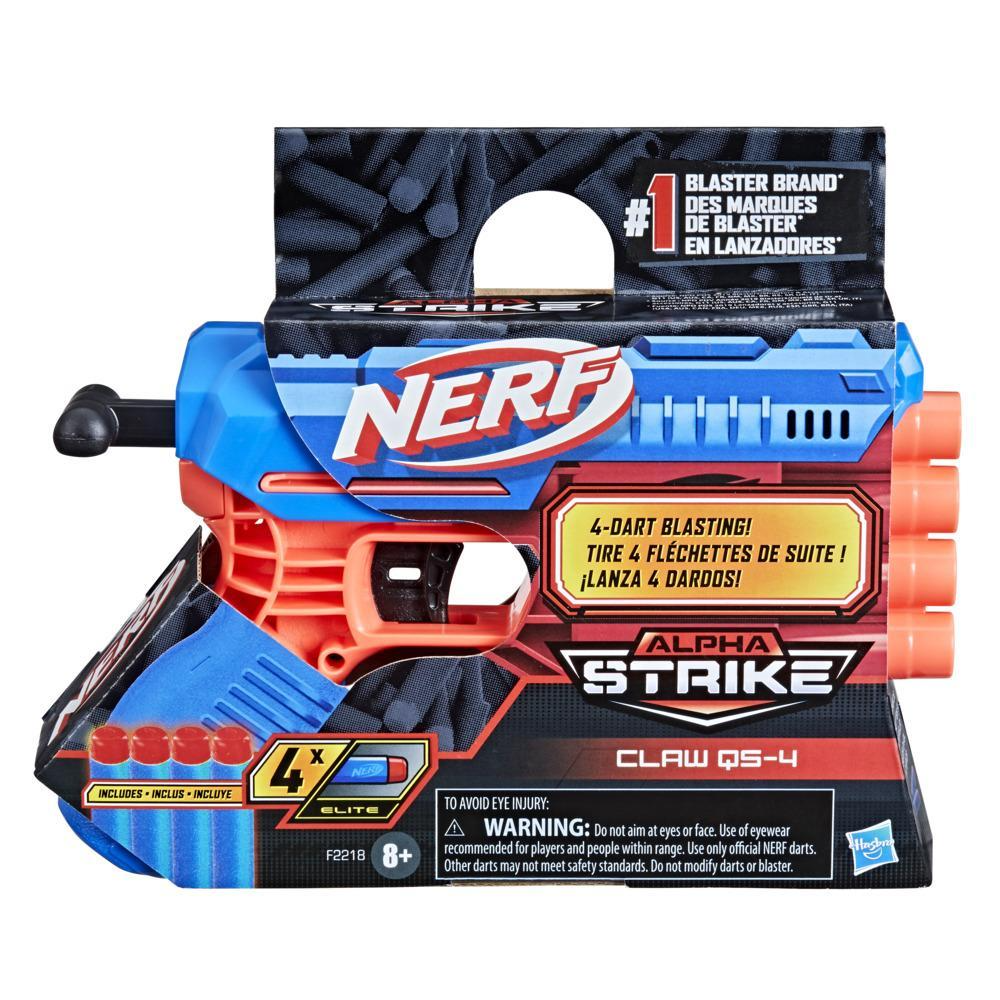 Бластер игрушечный NERF Альфа Страйк Claw QS-4 F2218