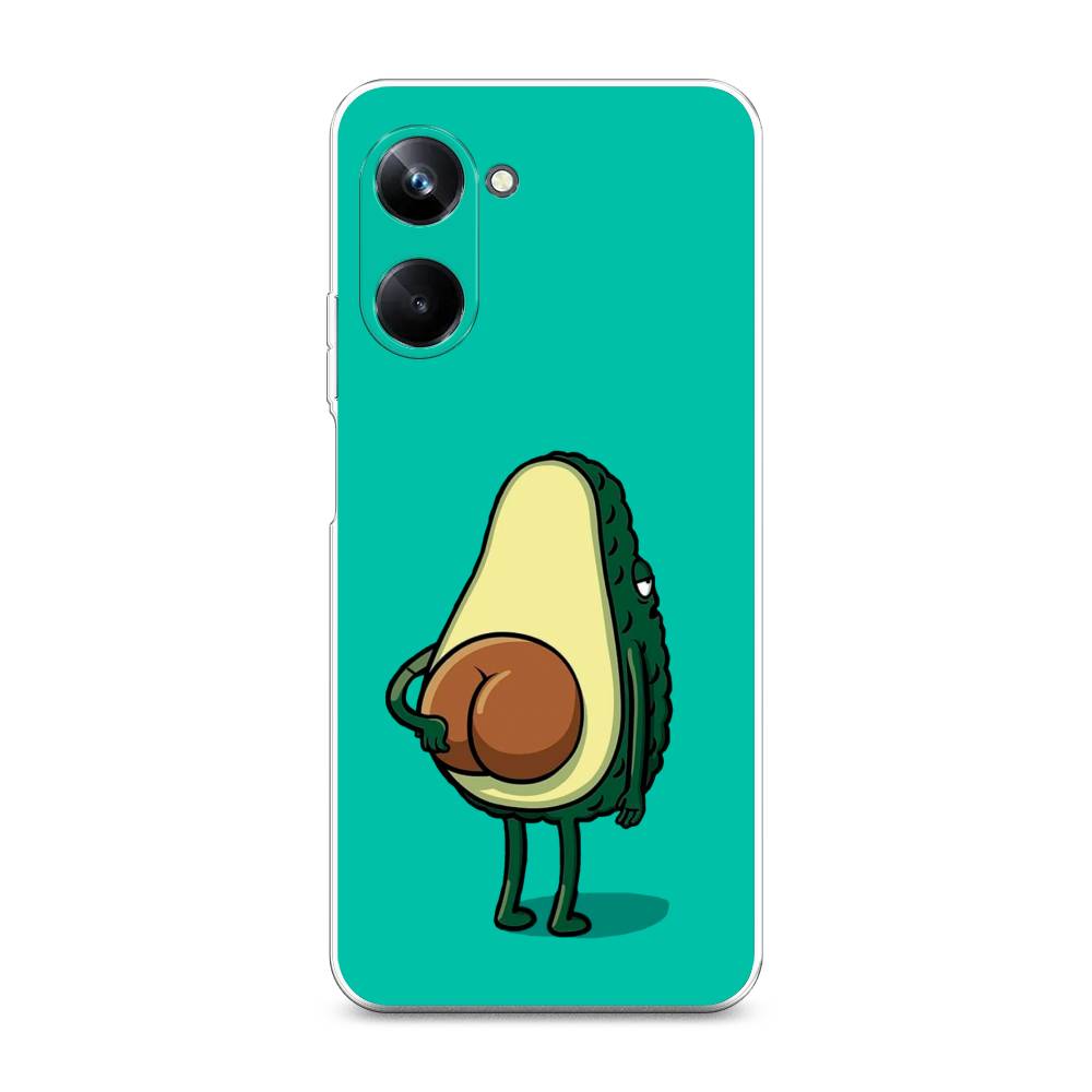 

Чехол Awog на Realme 10 Pro "Попа авокадо", Голубой;коричневый, 2512550-10