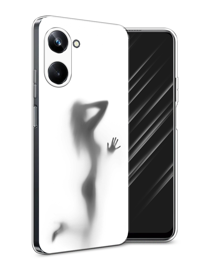 

Чехол Awog на Realme 10 Pro "Стекло в душе", Белый;серый;черный, 2512550-7