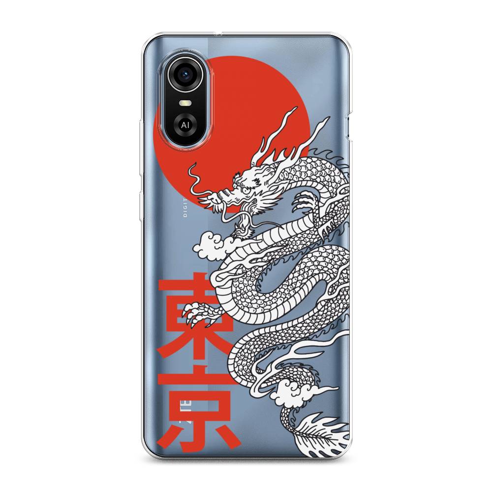 

Чехол для ZTE Blade A31 Plus "Китайский дракон", Черный;красный;белый, 135750-1