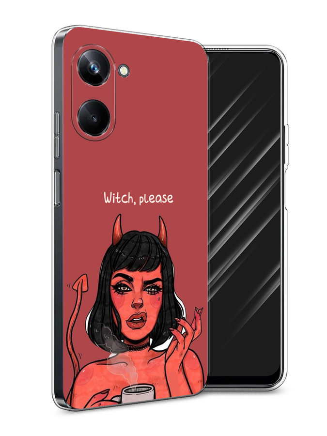 

Чехол Awog на Realme 10 Pro "Evil Girl", Красный;черный, 2512550-6