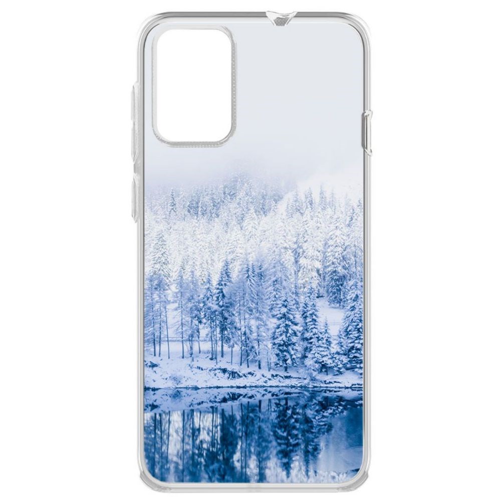 

Чехол-накладка Krutoff Clear Case Зимняя река для ZTE Blade L9