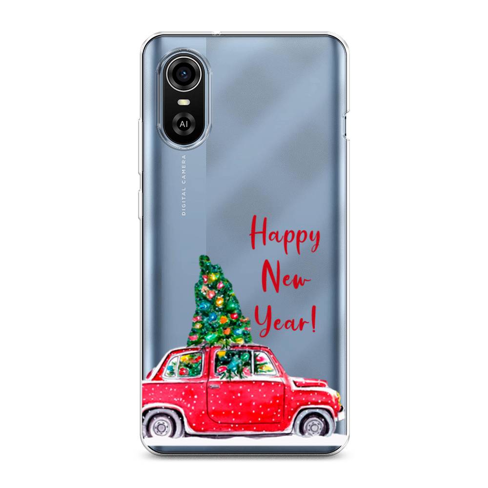 

Чехол на ZTE Blade A31 Plus "Happy New Year", Красный;зеленый, 135750-5