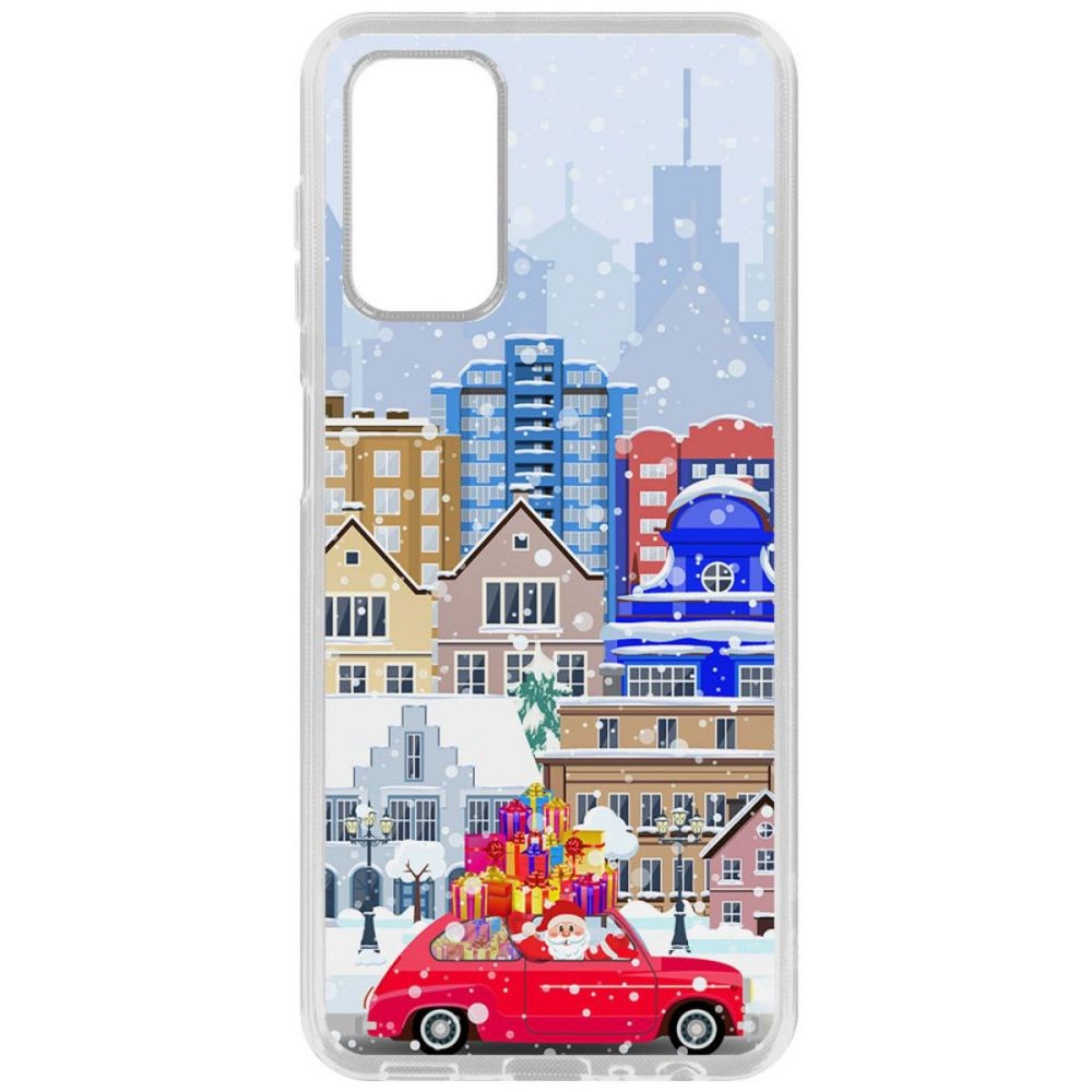 фото Чехол-накладка krutoff clear case везем подарки для samsung galaxy a13 (a135)